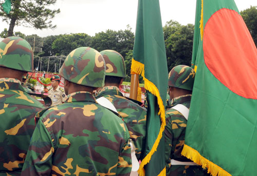 Bangladeshi Army soldiers